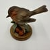 Florence Giuseppe Armani Bird Figurine Made In Italy 1982 signed Vintage Stand
