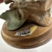 Florence Giuseppe Armani Bird Figurine Made In Italy 1982 signed Vintage Stand
