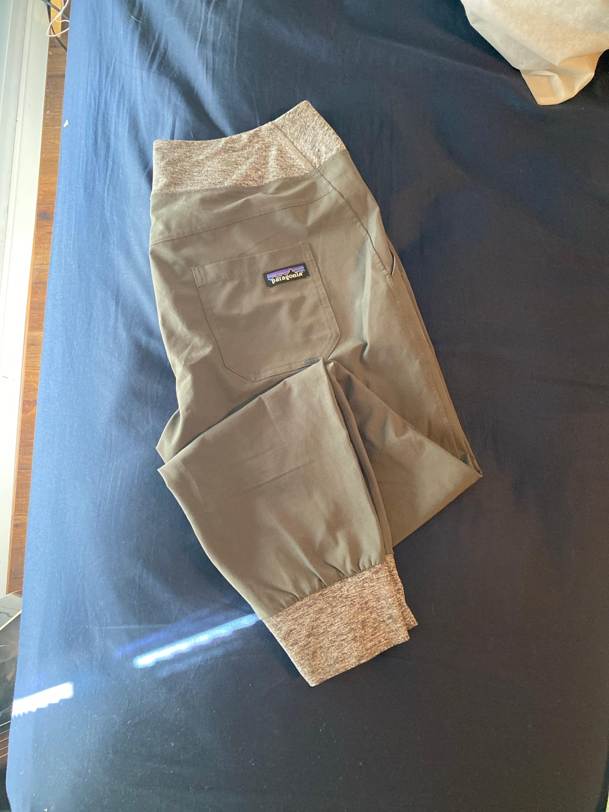 Patagonia  Happy Hike Studio Pants in Gray Women's Size Medium