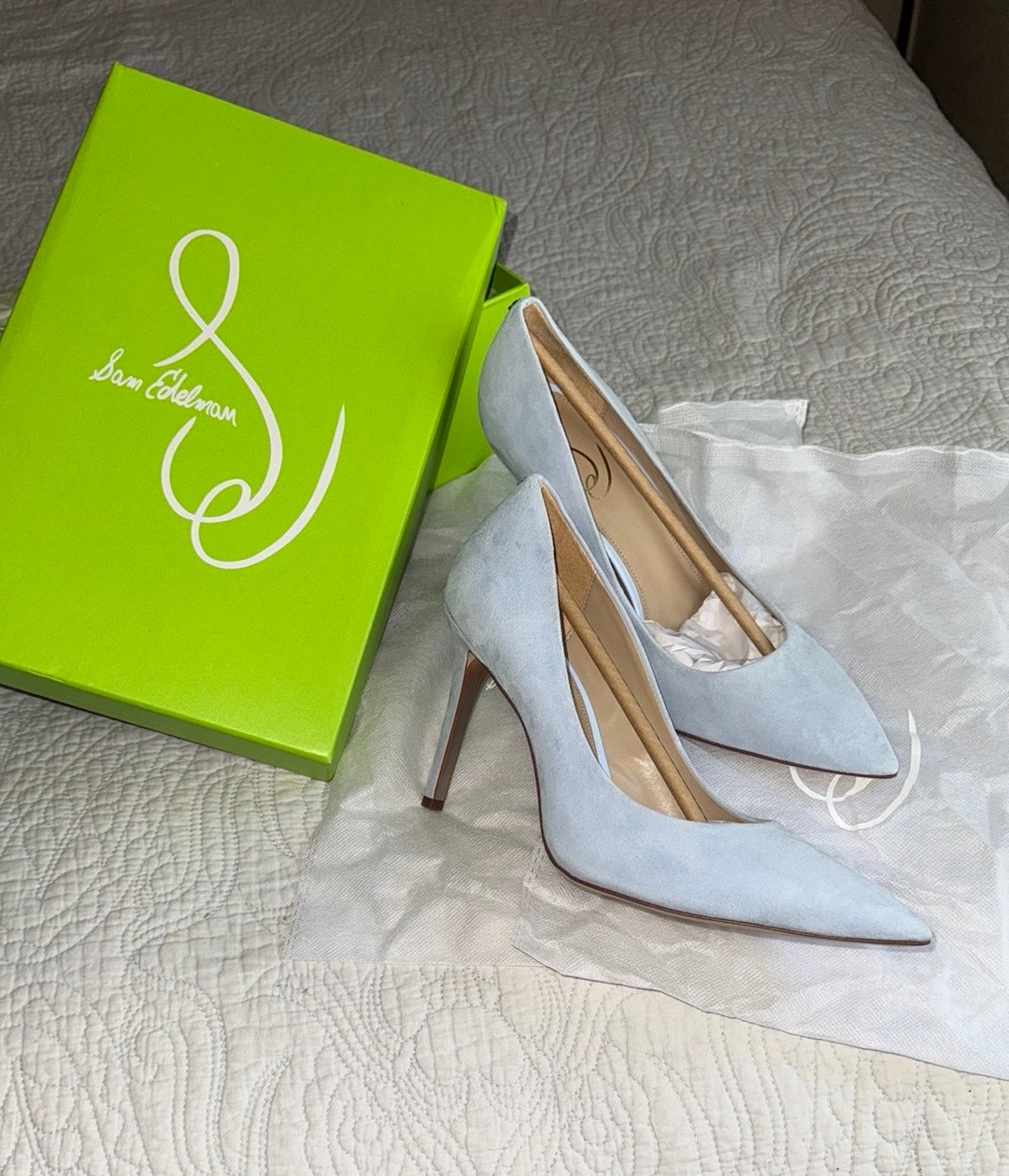Sam Edelman Rivera Blue Hazel Pumps size 9.5