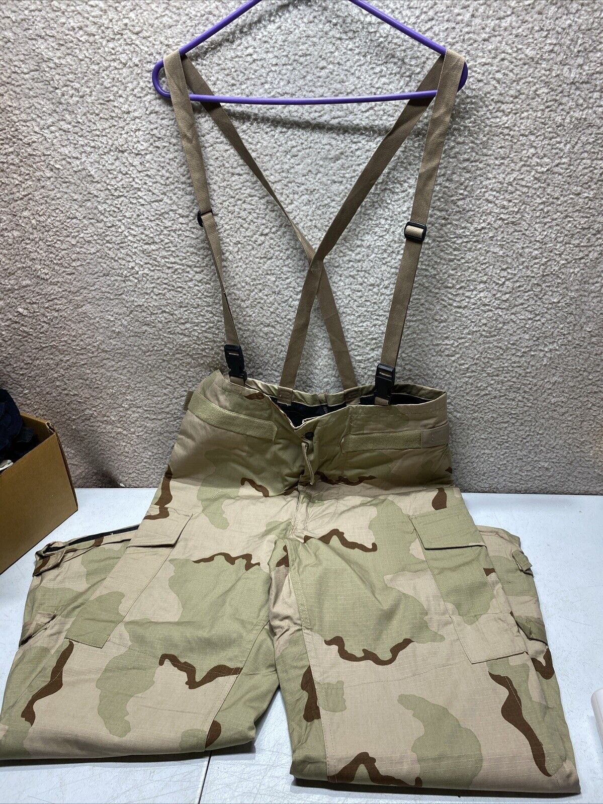 USGI Overgarment Chemical Protective NFR Desert Camo Overall Pants Medium/Long