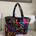 Betsey Johnson Sweet as Candy Puffy Weekender & Wristlet Pouch