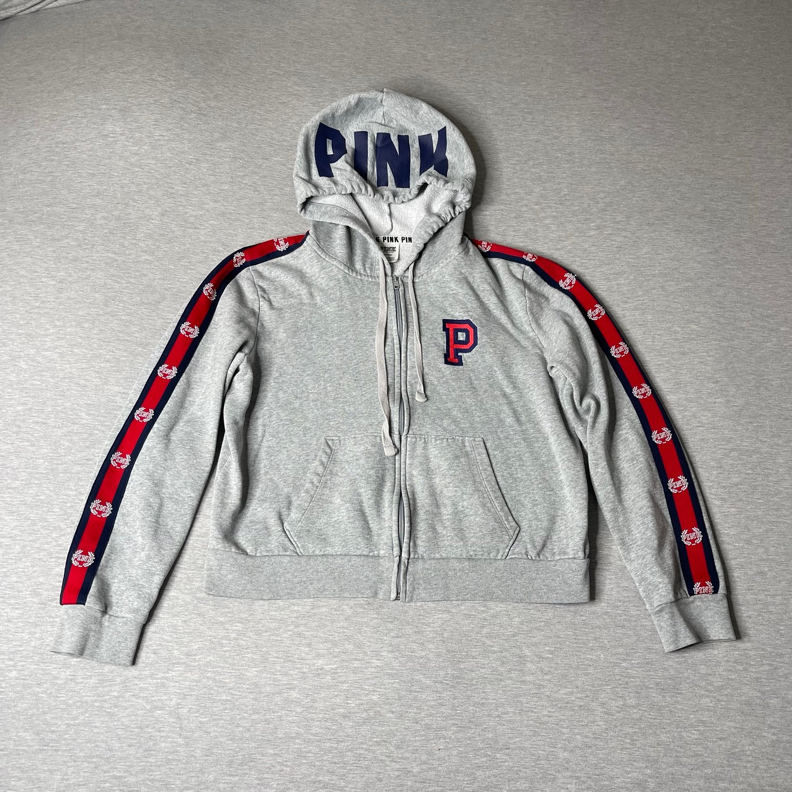 Victoria's Secret PINK Vintage Logo Zip-Up Hoodie