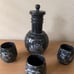 Granite tea sake set