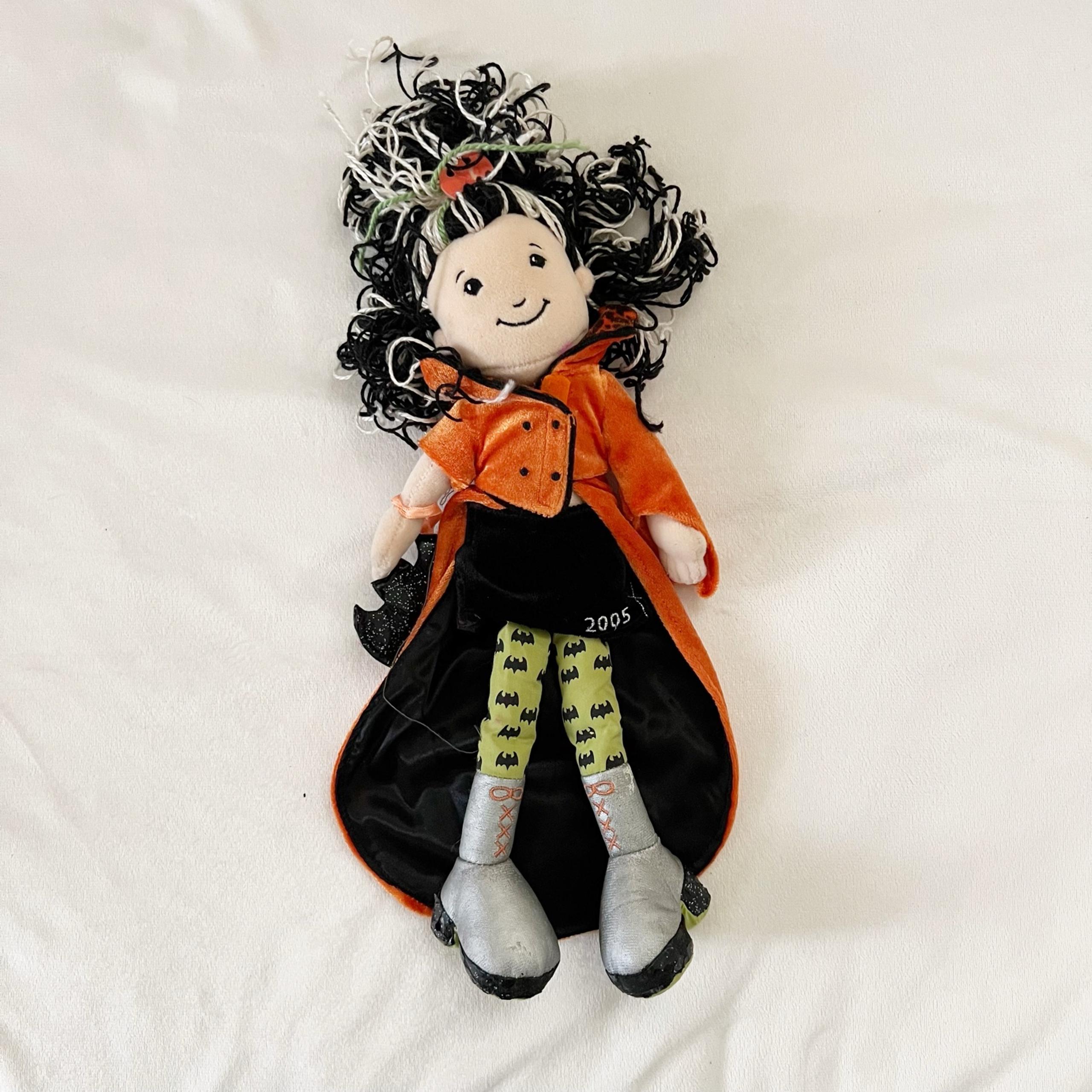 2005 Groovy Girls Halloween Witch Countessa Stuffed Plush Toy Doll 14" Tall