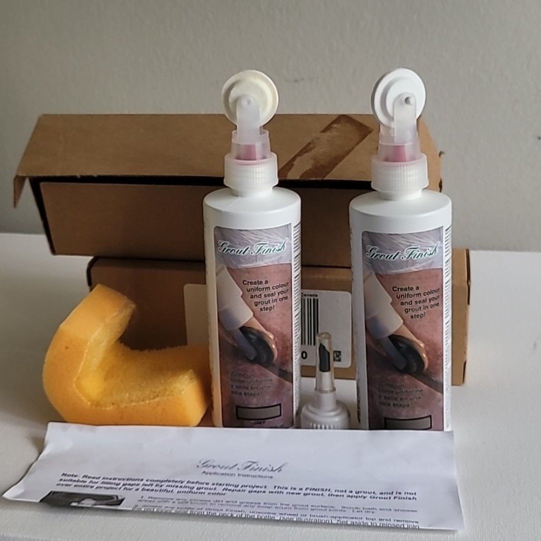 R&D Kit Color and Seal Grout 8oz Grey New in Box Set of 3