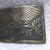 Ride Free American Eagle Outfitters Buckle Flying Eagle Solid Brass Great VTG !!