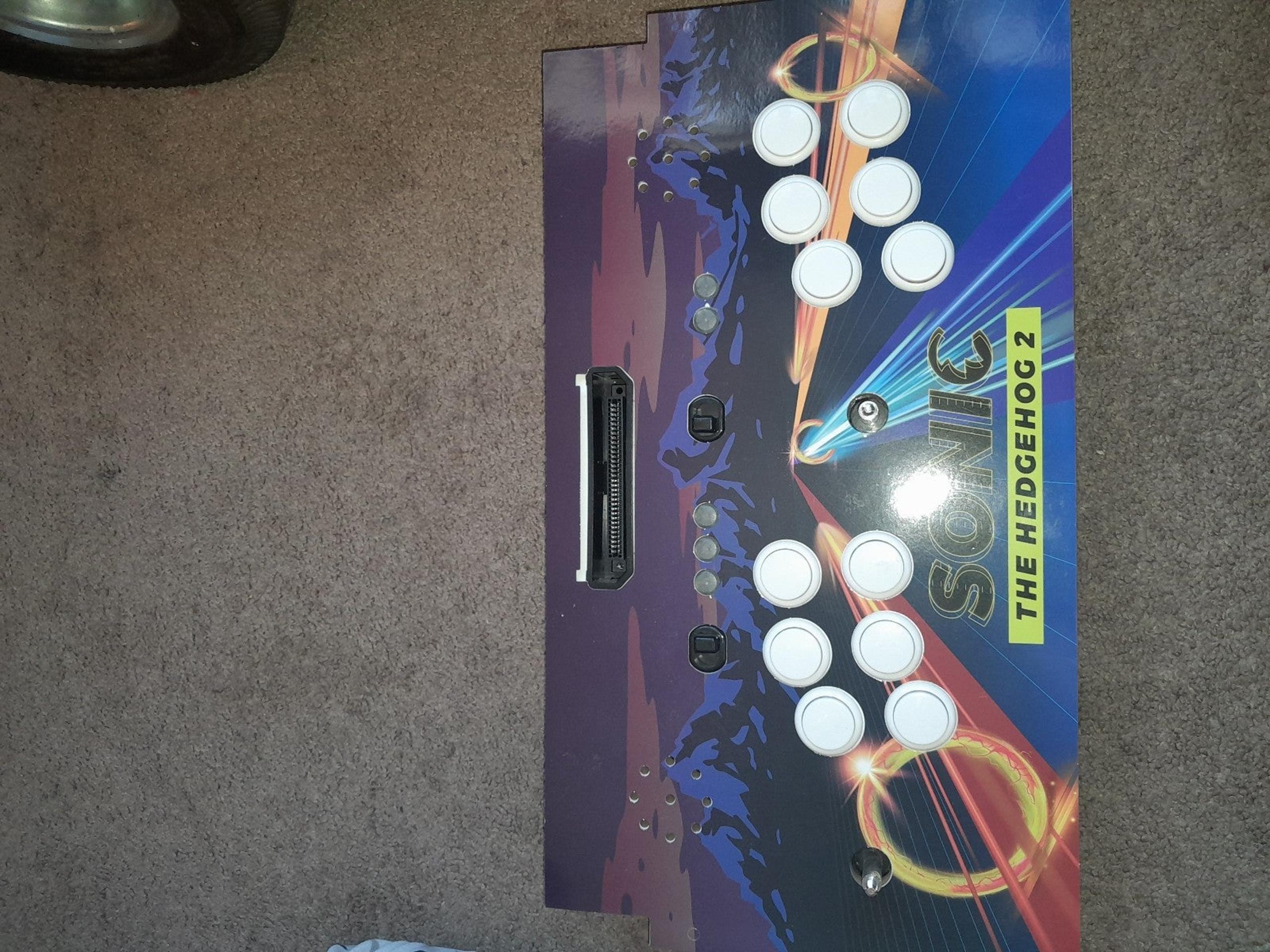 Intec Gaming Genesis Fighting Stick for Arcade1Up Cabinet, Play SEGA Genesis on