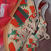 Authentic Gucci strawberry leather sneakers