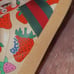 Authentic Gucci strawberry leather sneakers