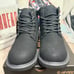 Hi Tec Men's Reznor 6 Black Nubuck Vegan Soft Toe Work Boots Shoes New Multi