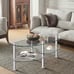 Glass Oval Coffee Table
