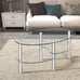 Glass Oval Coffee Table