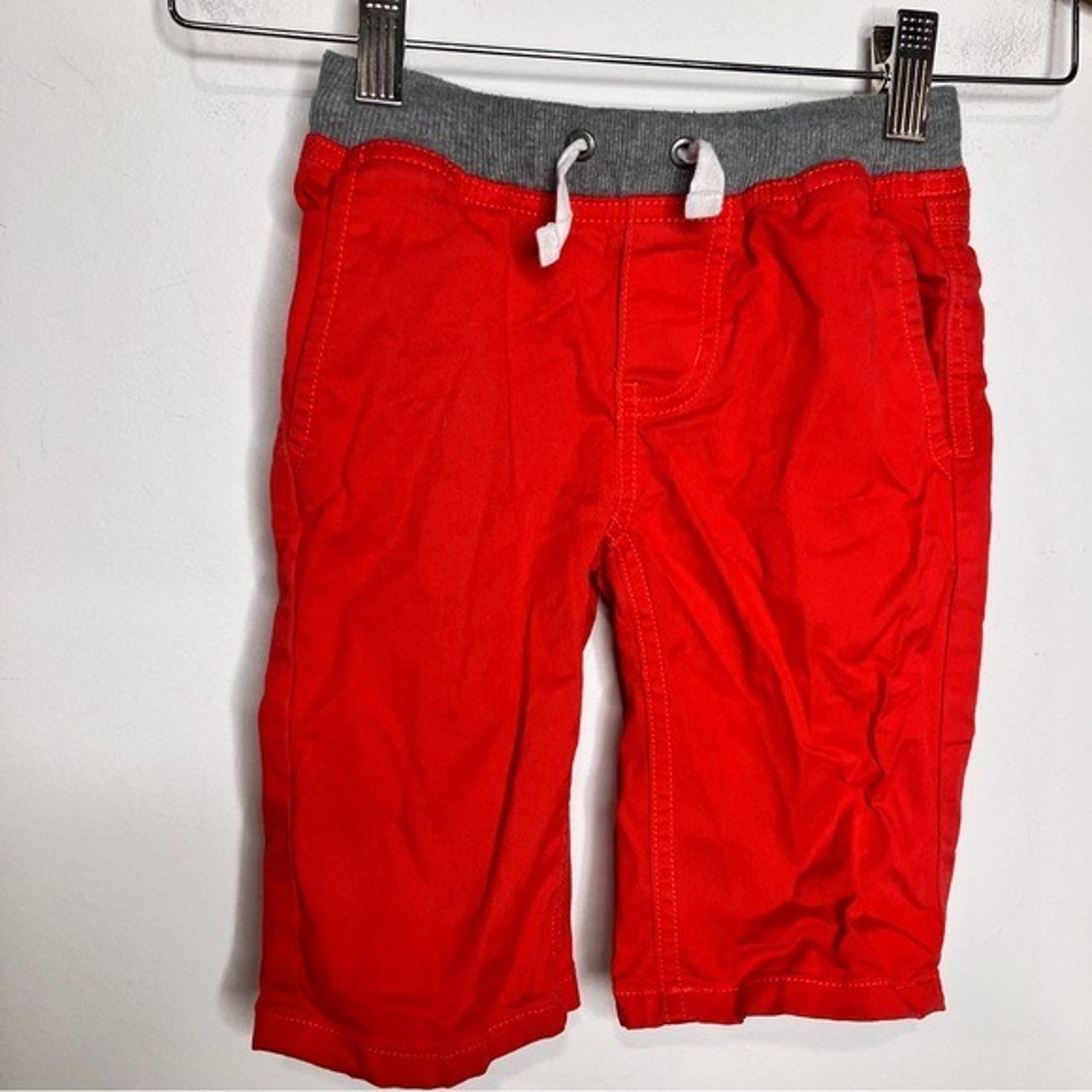 Hanna Andersson red long pull on shorts size 4