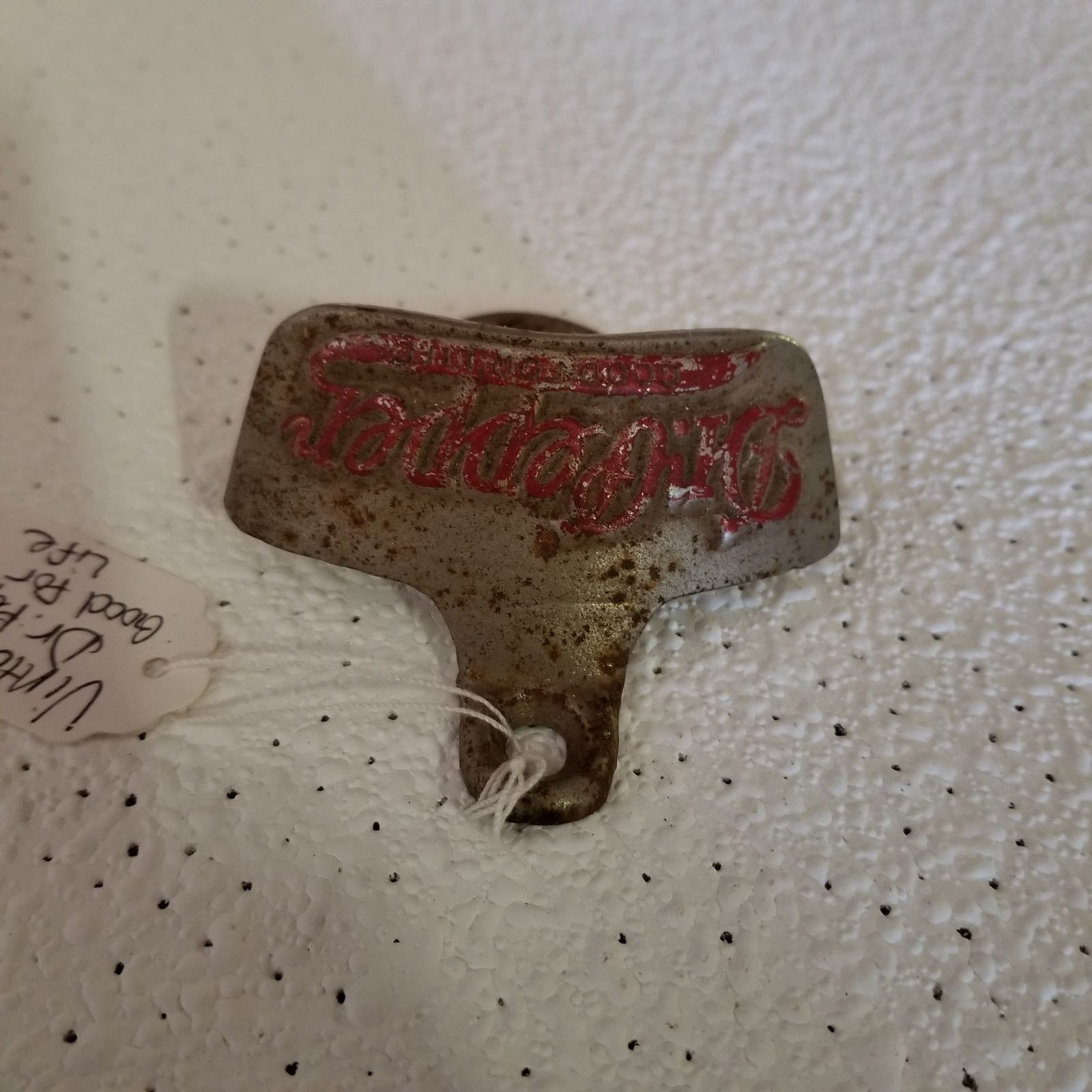 Vintage Dr. Pepper Opener Cast Iron