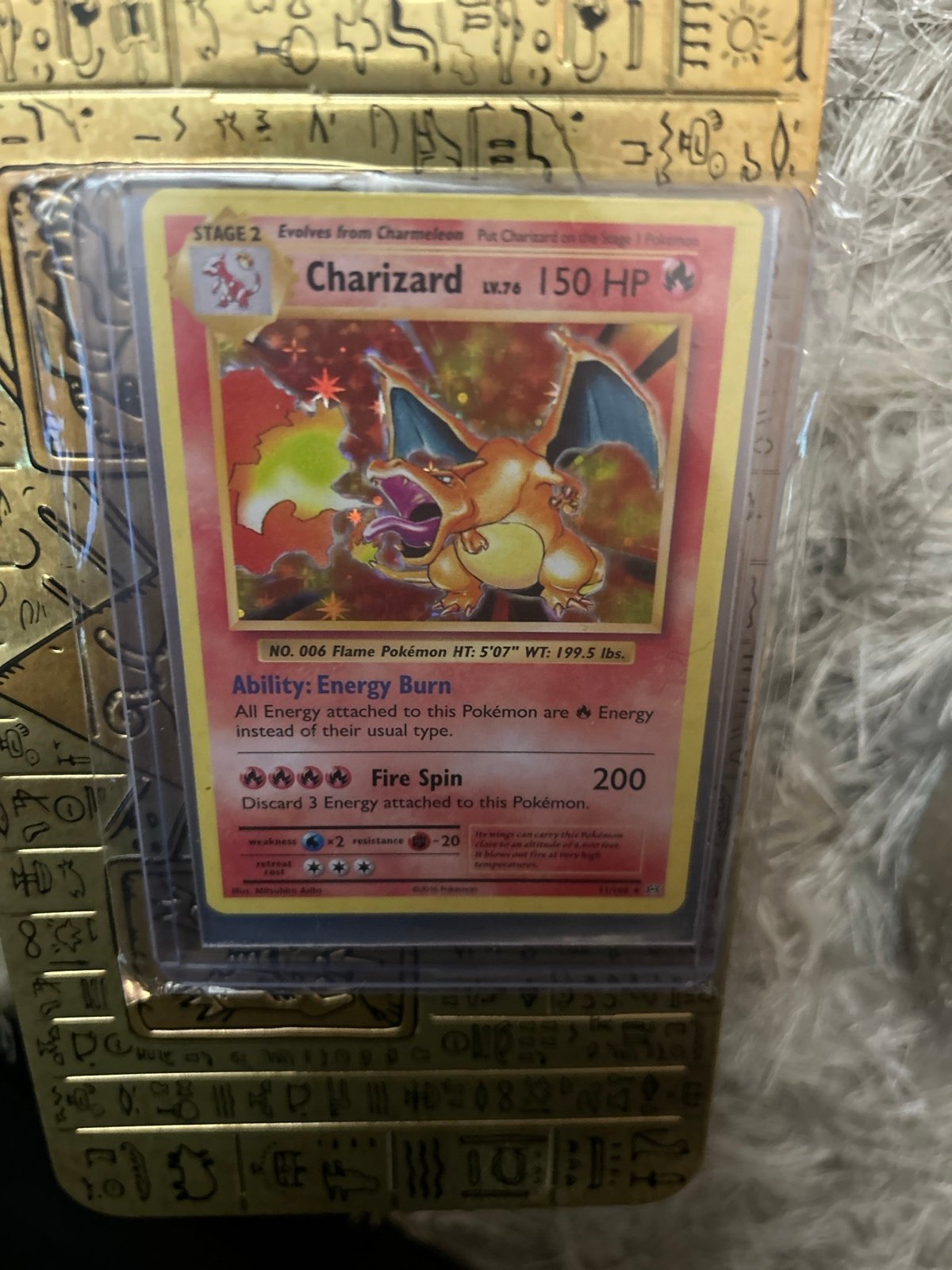 Charizard X and Y evolutions holo near mint- Pokémon