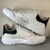 Alexander McQueen Court Women's Sneakers Size 10.5 US /41 EU White Dark Black