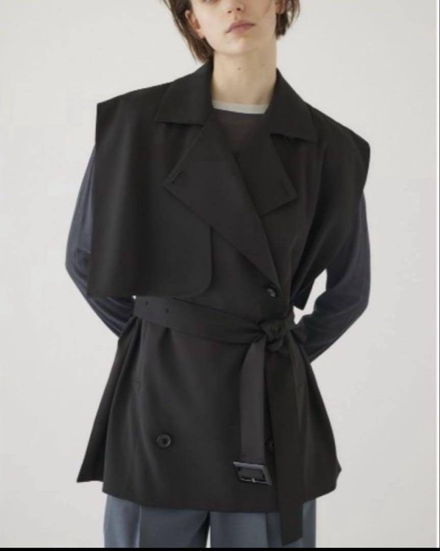 新しく着き Excellent Condition】Limi Feu Trench Detail Vest トップス