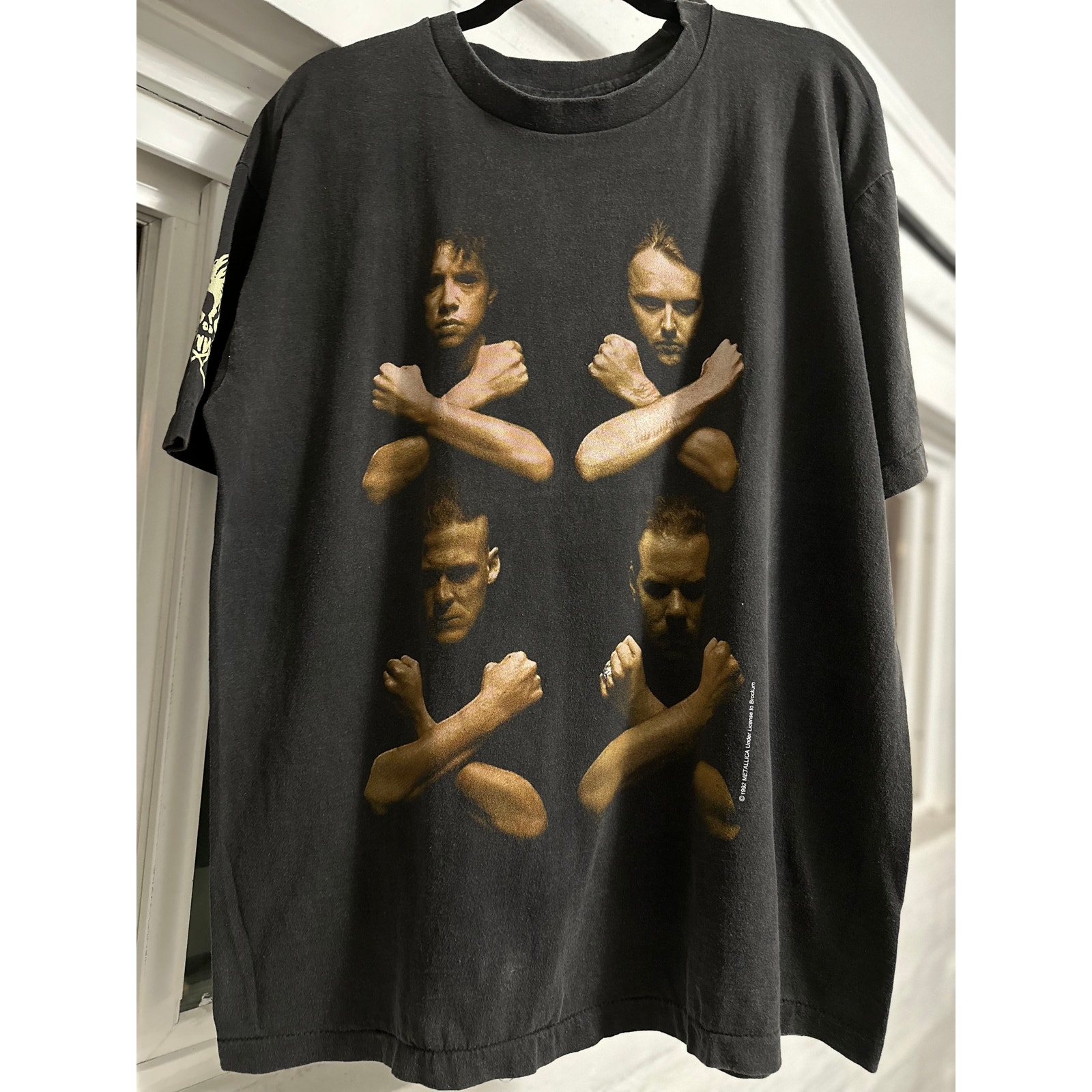 Metallica Birth School Metallica Death Vintage Reprint 1992 Metallica Tag