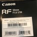 Canon RF 50mm F1.8 STM Camera Accessories Lens Lense Accessories NIB NEW