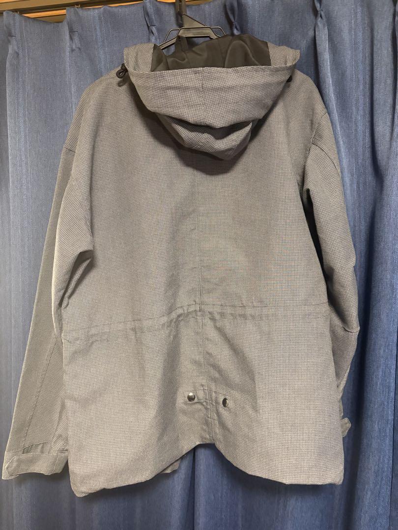 FRED PERRY】SHORT JACQUARD PARKA (GRAY)