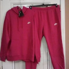 NWT NIKE SIZE XL PINK HOODIE JOGGING SUIT
