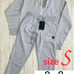 Uzaris Setup, Top and Bottom Set, Long Sleeve, Size S, Gray