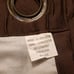 Set of 6 chocolate brown curtain drapes