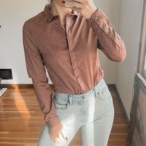 Burberry Prorsum Button Down Top Size 40