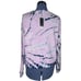 Monrow tie dye crew neck oversized sweatshirt pink and navy medium NWT