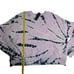 Monrow tie dye crew neck oversized sweatshirt pink and navy medium NWT