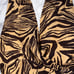 L'Academie The Kathryn Top - Tan Abstract Tiger