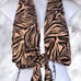 L'Academie The Kathryn Top - Tan Abstract Tiger