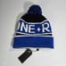 Rag & Bone Matthew Pom Pom Beanie Winter Hat Blue OSFT 100% Merino Wool NWT