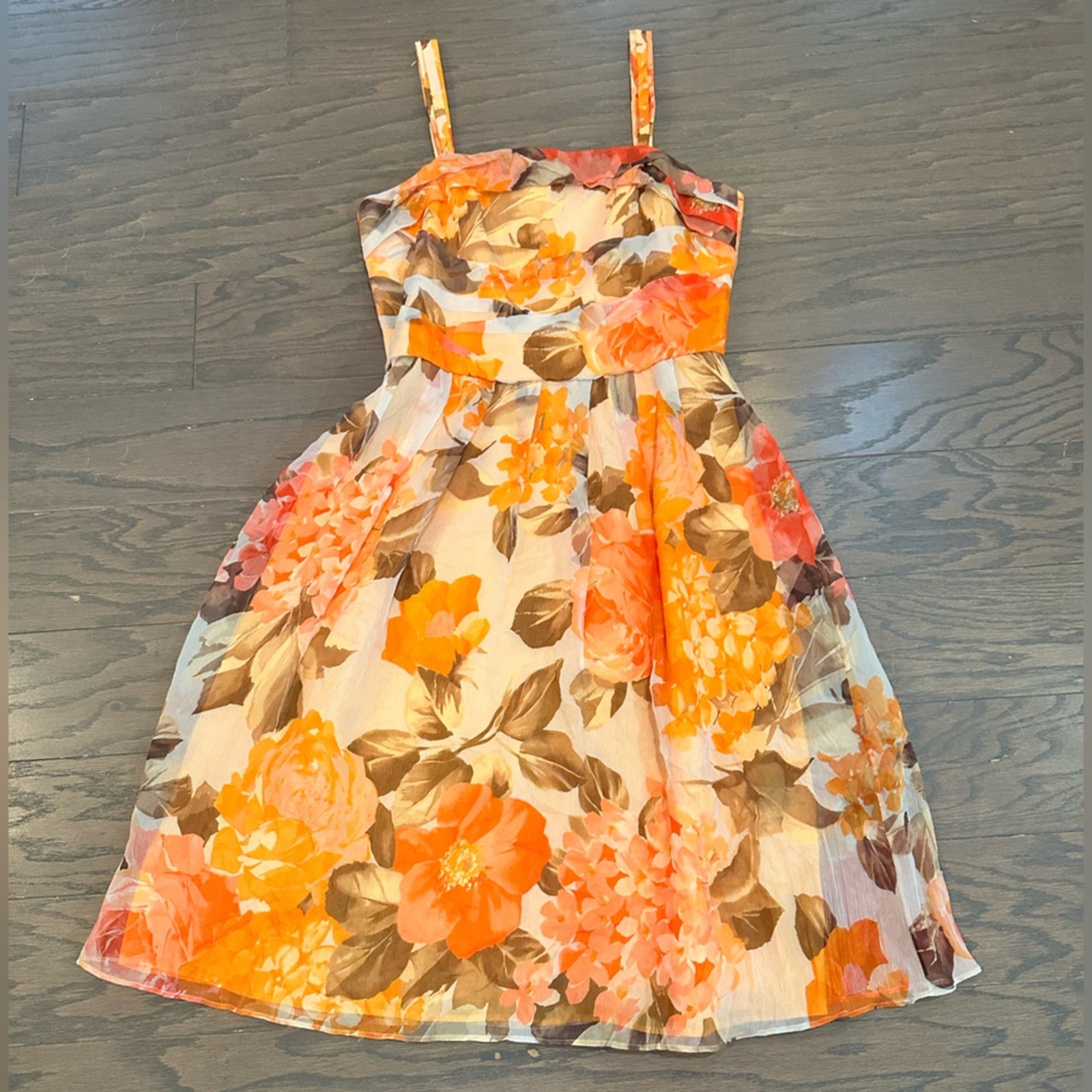 Lafayette 148 Vibrant Floral Silk Dress Size 6