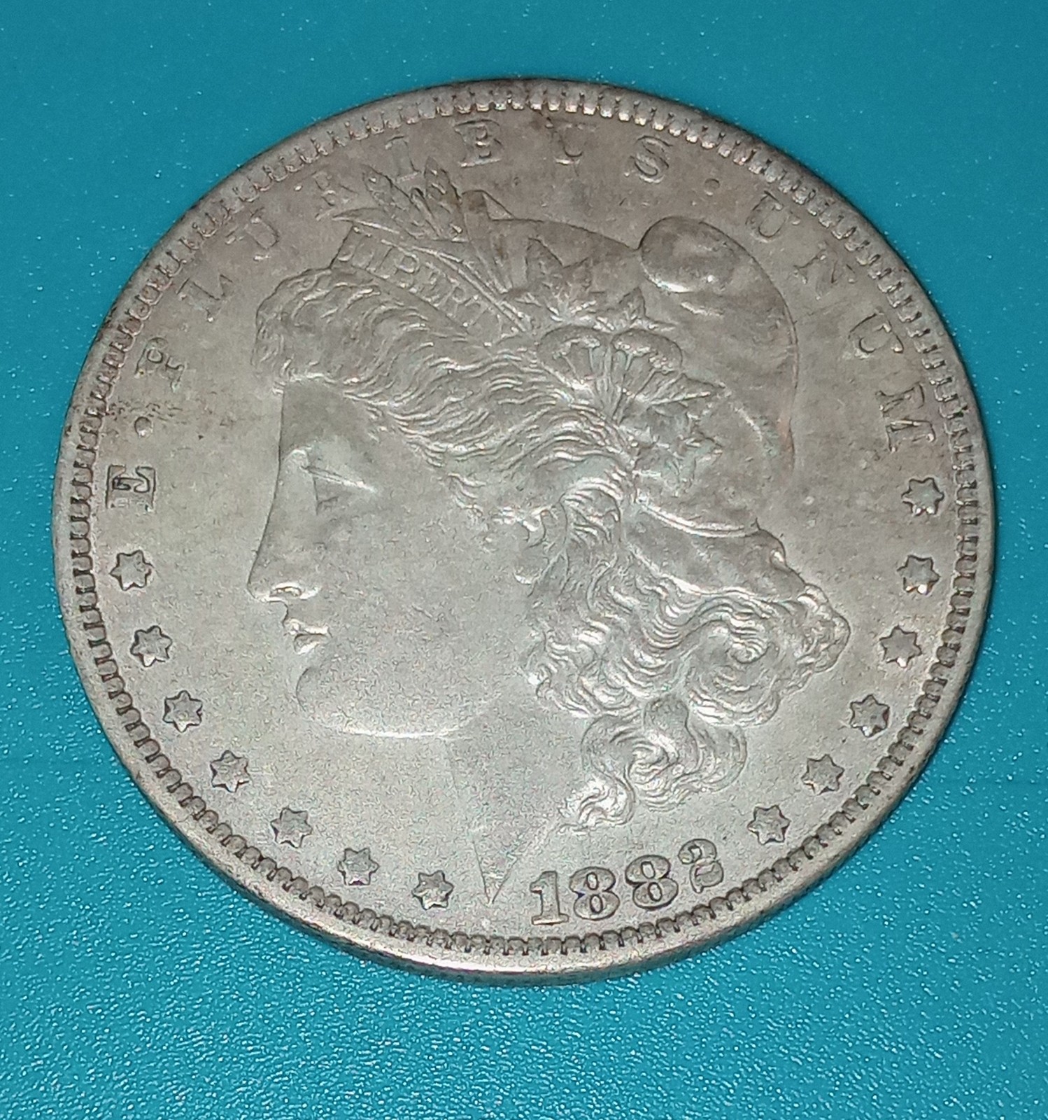 1882 O Morgan Dollar AU About Uncirculated 90% Silver 1 US Coin Collectible