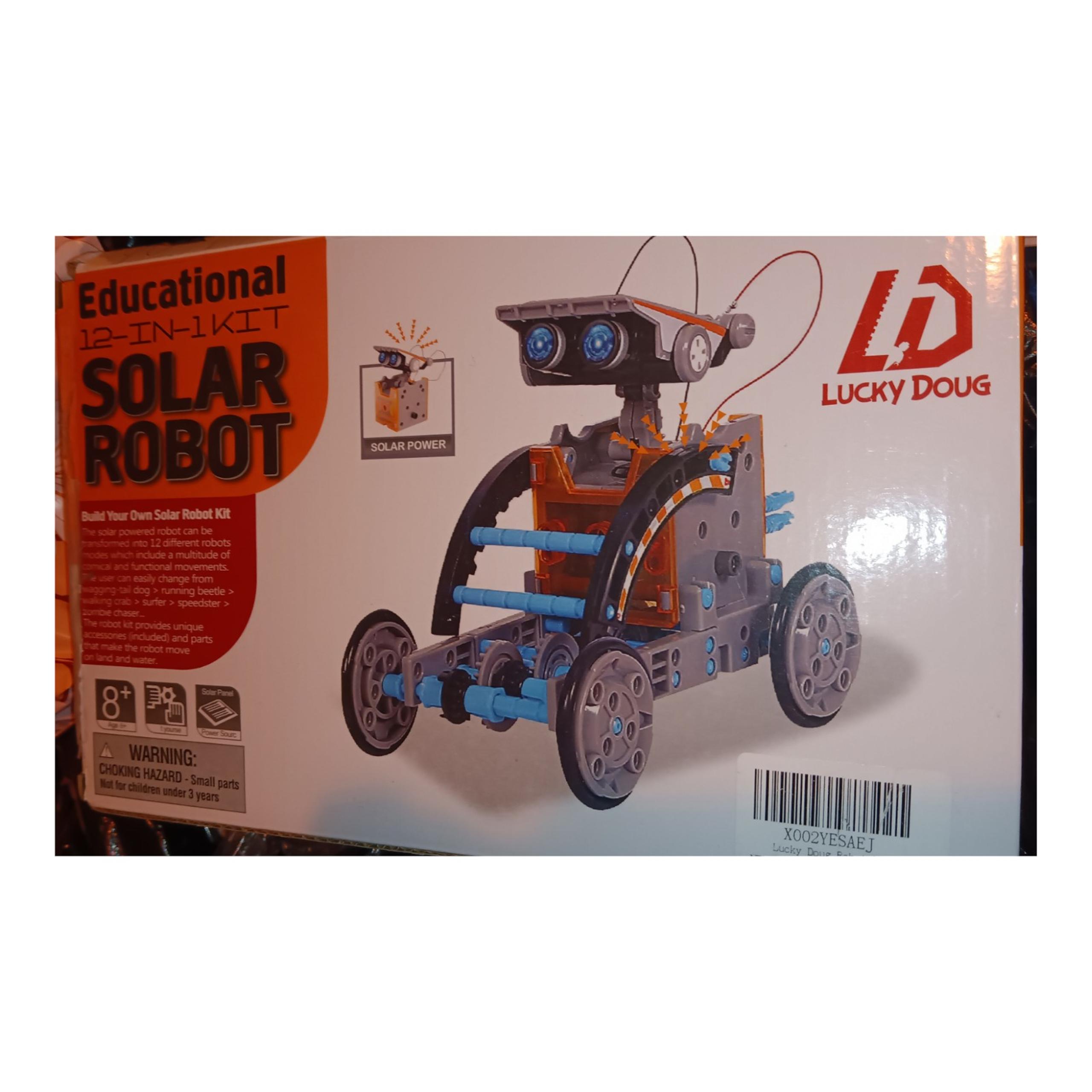 Lucky Doug 12-in-1 STEM Solar Robot Kit - Lucky Dog