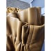 Madewell High Waisted Faux Leather Tan Brown Paper Bag Trouser Pants Size 4