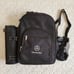 Vintage mercedes picnic backpack