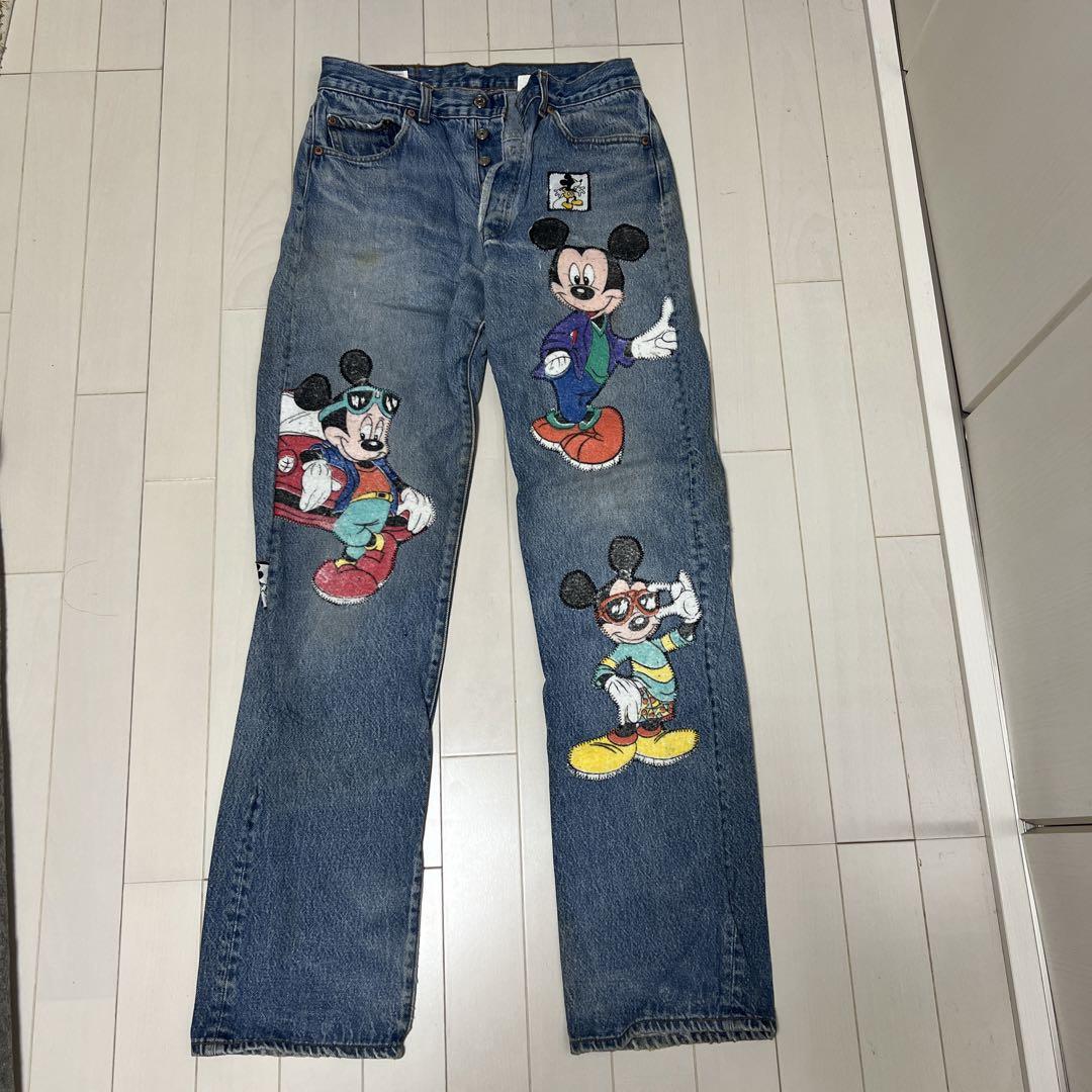 Mickey Mouse Denim - Hard to Obtain - Super Rare - Size S - Vintage