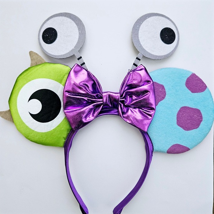 Disney Pixar Monsters Inc Novelty Dress Up Ears Headband
