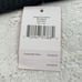 Kate Spade grosgrain bow beanie Black with gold spade & bow OS stretch New NWT