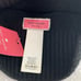Kate Spade grosgrain bow beanie Black with gold spade & bow OS stretch New NWT