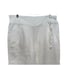 Athleta Linen Wide Leg Pants Women Medium White Elastic Waist Y2K Vintage Beachy