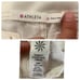 Athleta Linen Wide Leg Pants Women Medium White Elastic Waist Y2K Vintage Beachy