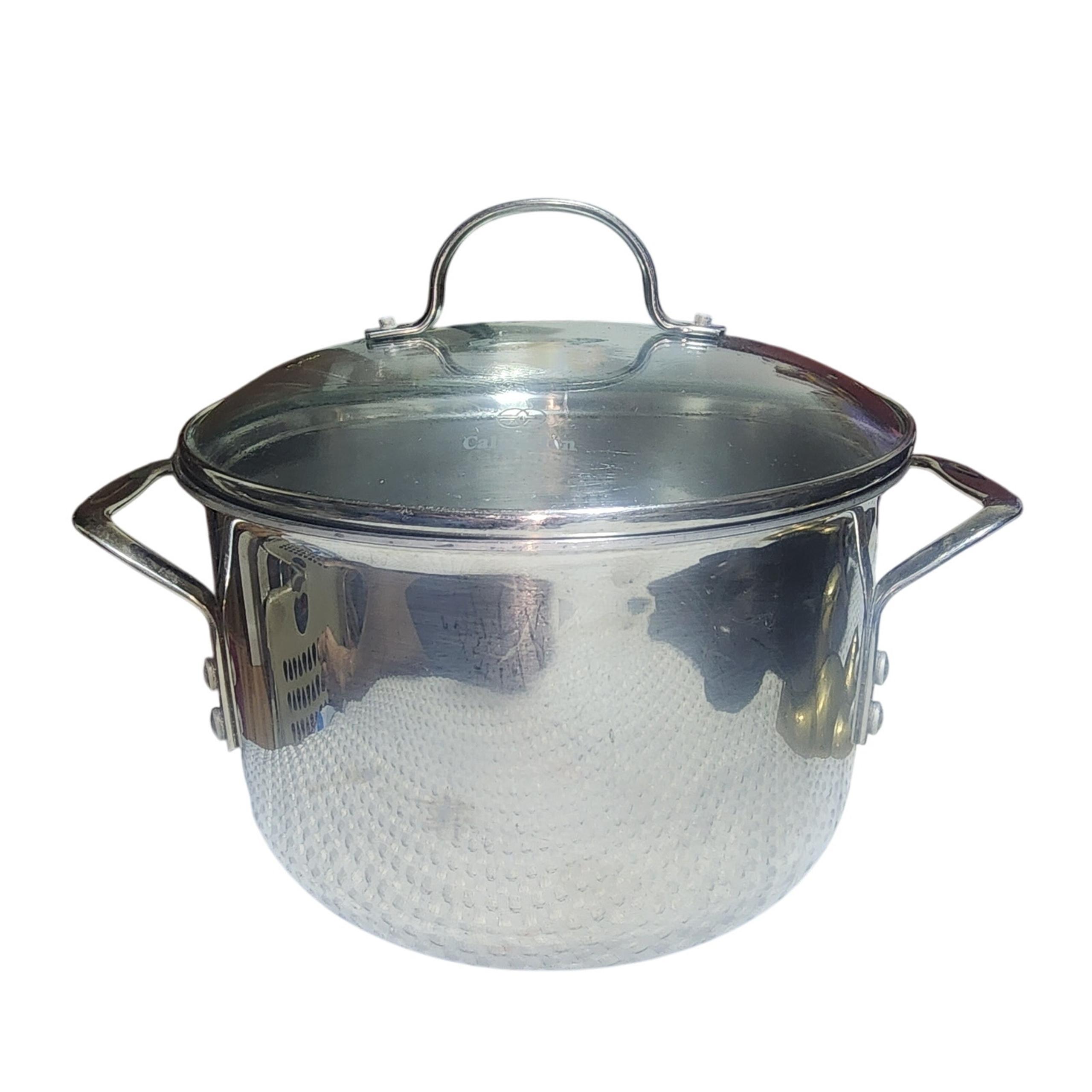 CALPHALON EUC 6 QT STAINLESS STEEL STOCKPOT WITH LID