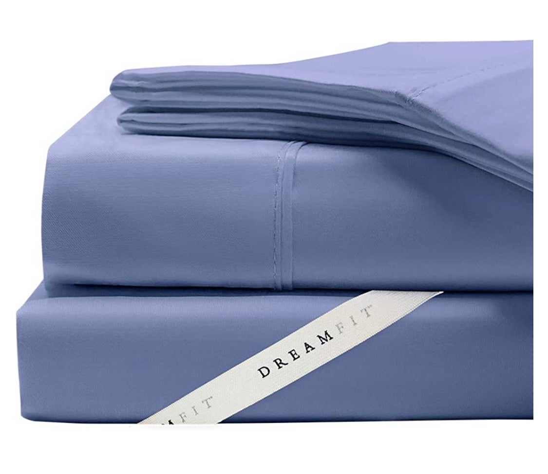 Dreamfit eastern king sheet blue