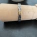 Bulova Vintage Stainless Steel Crystal Dial Rectangle bracelet 50s-80s Watch Sil