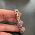 Bulova Vintage Stainless Steel Crystal Dial Rectangle bracelet 50s-80s Watch Sil
