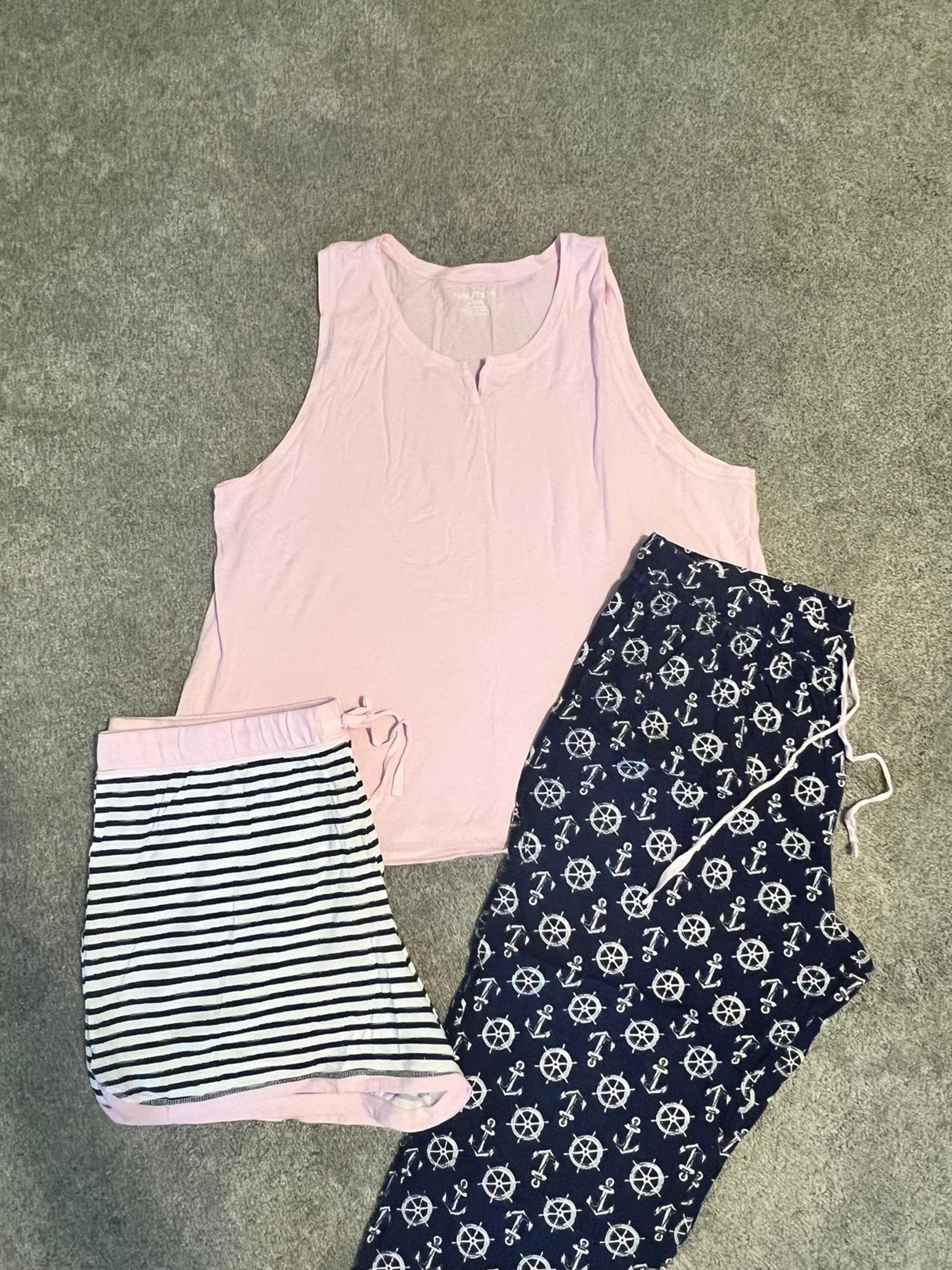 Nautica Women's 3 piece Pajama Set